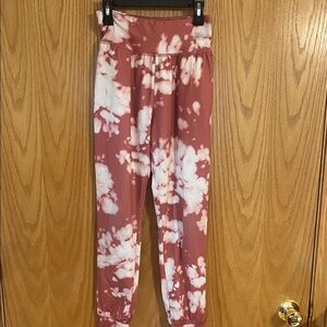 Abercrombie & Fitch Kids Pink Tie-Dye Joggers
